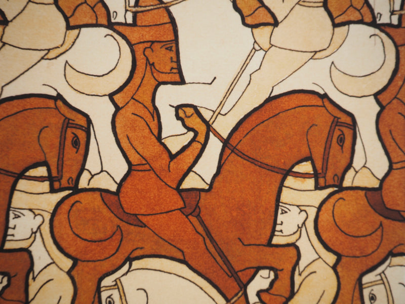 ESCHER M.C. : Armée médiévale, oeuvre originale (photo de détail 9) - Crédit photo : Galerie Art.Paris
