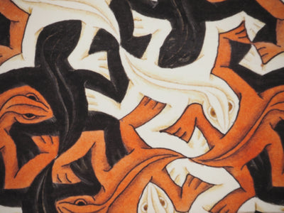 ESCHER M.C. : Lézards entremêlés, oeuvre originale (photo de détail 7) - Crédit photo : Galerie Art.Paris