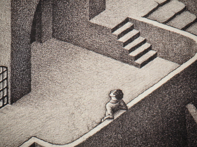 ESCHER M.C. : Cascade, oeuvre originale (photo de détail 6) - Crédit photo : Galerie Art.Paris