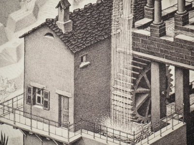ESCHER M.C. : Cascade, oeuvre originale (photo de détail 8) - Crédit photo : Galerie Art.Paris