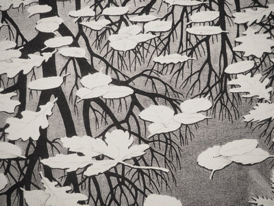 ESCHER M.C. : Automne et carpe, oeuvre originale (photo de détail 8) - Crédit photo : Galerie Art.Paris