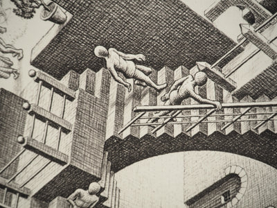 ESCHER M.C. : Le château impossible, oeuvre originale (photo de détail 9) - Crédit photo : Galerie Art.Paris