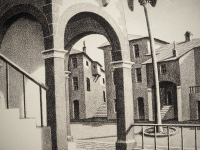 ESCHER M.C. : Ascendant et Descendant, oeuvre originale (photo de détail 6) - Crédit photo : Galerie Art.Paris
