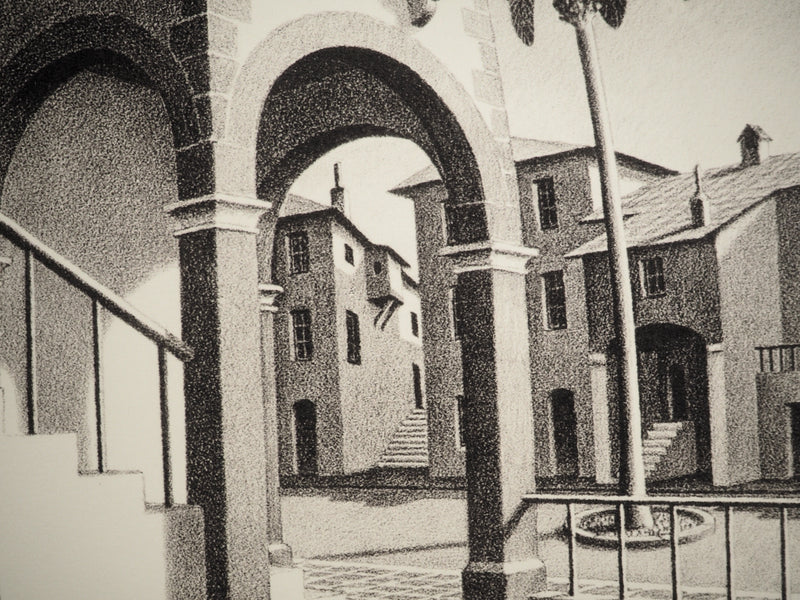 ESCHER M.C. : Ascendant et Descendant, oeuvre originale (photo de détail 6) - Crédit photo : Galerie Art.Paris
