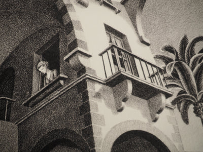 ESCHER M.C. : Ascendant et Descendant, oeuvre originale (photo de détail 11) - Crédit photo : Galerie Art.Paris