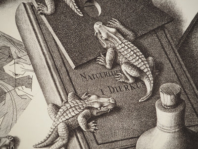 ESCHER M.C. : Nature morte aux reptiles, oeuvre originale (photo de détail 7) - Crédit photo : Galerie Art.Paris