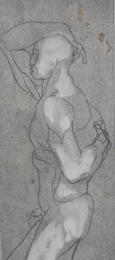BT Auguste RODIN: Castor and Pollux, Engraving