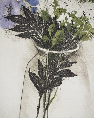 Annapia ANTONINI : Bouquet de fleurs, Gravure originale (photo de détail 5) - Crédit photo : Galerie Art.Paris
