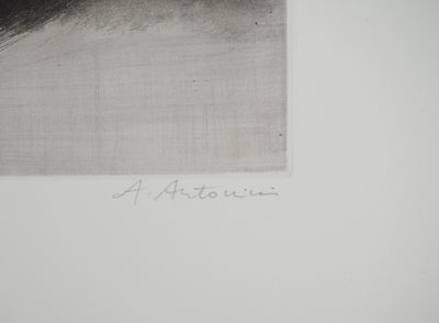 Annapia ANTONINI : Clair-obscur, Gravure originale (photo de détail 2) - Crédit photo : Galerie Art.Paris