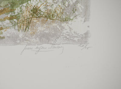 Pierre-Eugène CLAIRIN : Il neige, Lithographie originale (photo de détail 2) - Crédit photo : Galerie Art.Paris