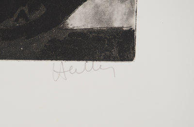 Jacques HALLEZ : Dans l'atelier, Gravure originale (photo de détail 2) - Crédit photo : Galerie Art.Paris