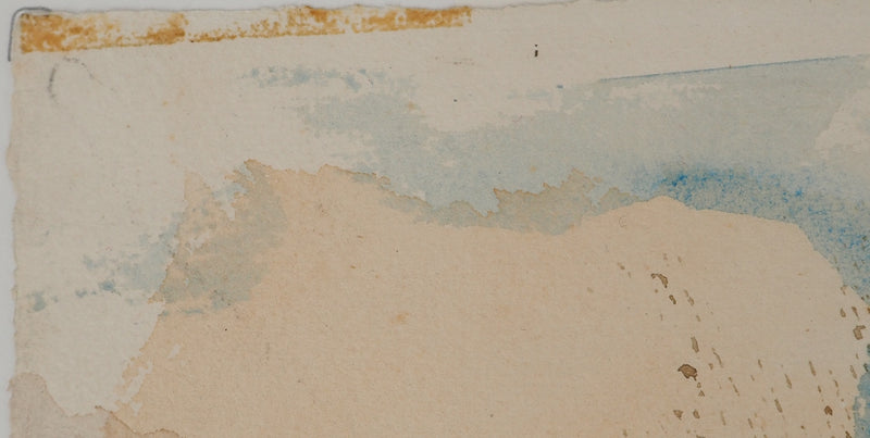 Pierre-Eugène CLAIRIN : Automne suspendu, Aquarelle originale (photo de détail 6) - Crédit photo : Galerie Art.Paris