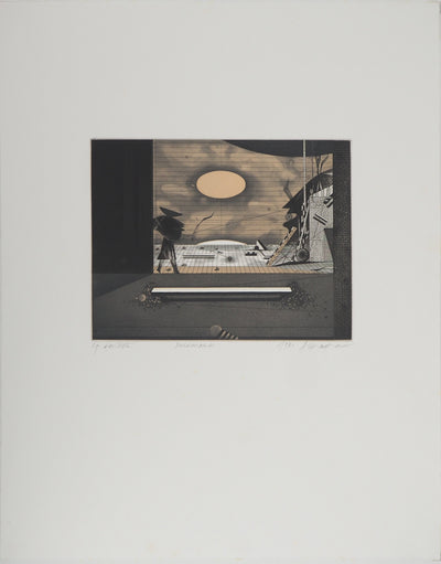 ASSADOUR : Décembre, Gravure originale (vue générale) - Crédit photo : Galerie Art.Paris