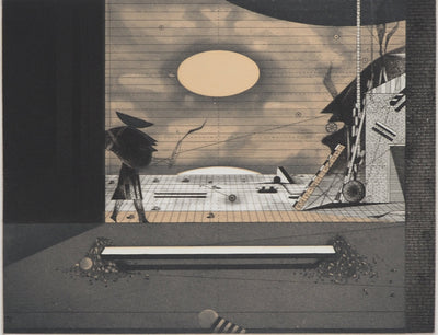 ASSADOUR : Décembre, Gravure originale (photo de détail 3) - Crédit photo : Galerie Art.Paris
