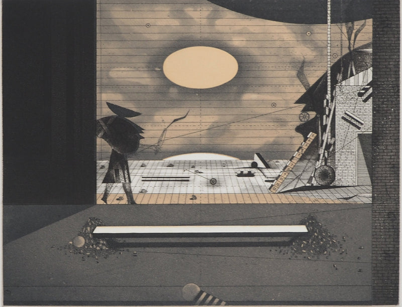 ASSADOUR : Décembre, Gravure originale (photo de détail 3) - Crédit photo : Galerie Art.Paris