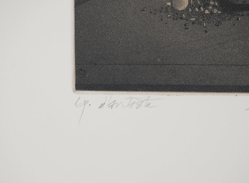 ASSADOUR : Décembre, Gravure originale (photo de détail 6) - Crédit photo : Galerie Art.Paris