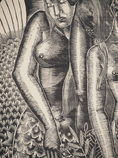 Colette PETTIER : Vénus fécondant la Terre, Lithographie originale (photo de détail 5) - Crédit photo : Galerie Art.Paris