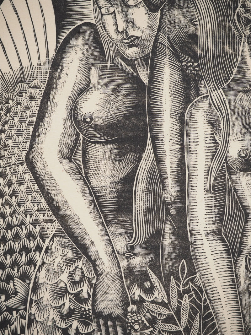 Colette PETTIER : Vénus fécondant la Terre, Lithographie originale (photo de détail 5) - Crédit photo : Galerie Art.Paris