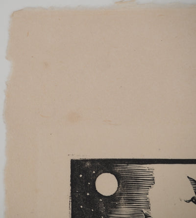 Colette PETTIER : Vénus fécondant la Terre, Lithographie originale (photo de détail 7) - Crédit photo : Galerie Art.Paris
