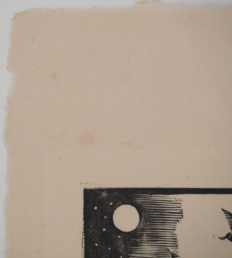 Colette PETTIER : Vénus fécondant la Terre, Lithographie originale (photo de détail 7) - Crédit photo : Galerie Art.Paris