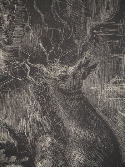 Marcelle KUNTZ : Vision sous-marine, Lithographie originale (photo de détail 4) - Crédit photo : Galerie Art.Paris