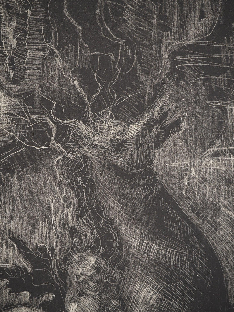 Marcelle KUNTZ : Vision sous-marine, Lithographie originale (photo de détail 4) - Crédit photo : Galerie Art.Paris