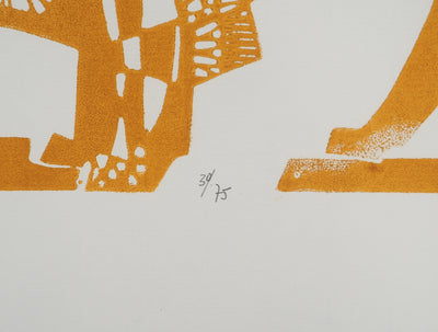 Abraham KROL : Le lion, Gravure originale (photo de détail 5) - Crédit photo : Galerie Art.Paris