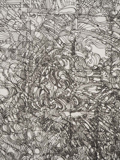 Krystyna SMIECHOWSKA : Composition abstraite, Gravure originale (photo de détail 4) - Crédit photo : Galerie Art.Paris