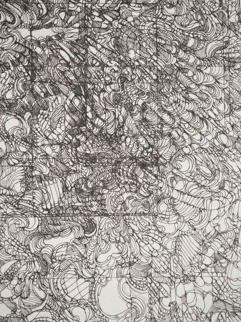 Krystyna SMIECHOWSKA : Composition abstraite, Gravure originale (photo de détail 5) - Crédit photo : Galerie Art.Paris