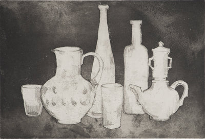 Vera FABRE : Nature morte, Gravure originale (photo de détail 3) - Crédit photo : Galerie Art.Paris