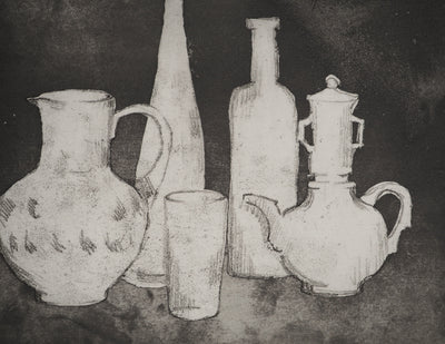 Vera FABRE : Nature morte, Gravure originale (photo de détail 4) - Crédit photo : Galerie Art.Paris