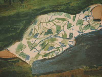 Pierre-Eugène CLAIRIN : Femme et enfant, Lithographie originale (photo de détail 5) - Crédit photo : Galerie Art.Paris