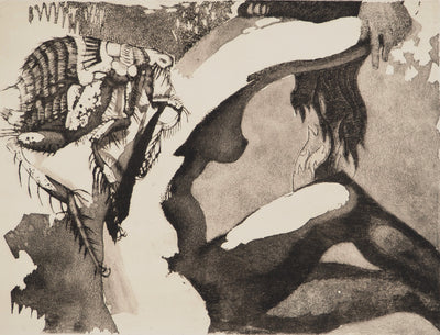 Jean-Louis VIARD : Soumission, Gravure originale (photo de détail 3) - Crédit photo : Galerie Art.Paris