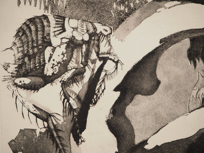 Jean-Louis VIARD : Soumission, Gravure originale (photo de détail 4) - Crédit photo : Galerie Art.Paris