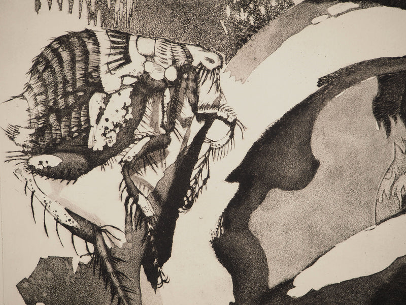 Jean-Louis VIARD : Soumission, Gravure originale (photo de détail 4) - Crédit photo : Galerie Art.Paris