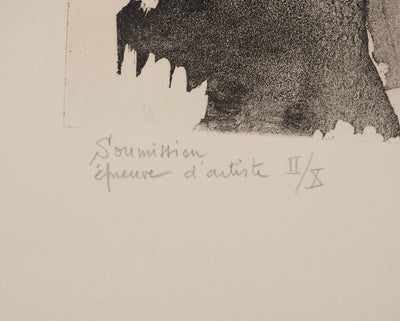Jean-Louis VIARD : Soumission, Gravure originale (photo de détail 6) - Crédit photo : Galerie Art.Paris