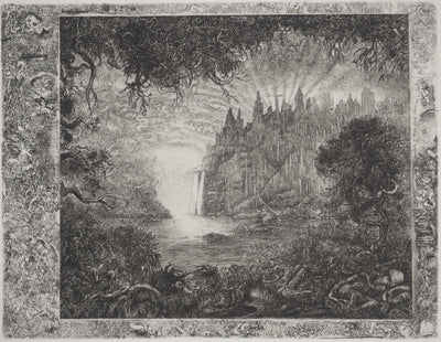Georges RUBEL : L'apprentissage de la solitude, Gravure originale (photo de détail 3) - Crédit photo : Galerie Art.Paris