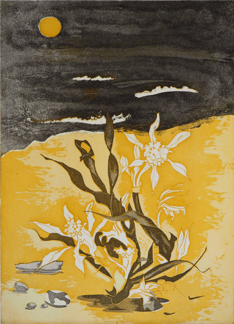 Ginette SEXER : Fleurs des sables, Gravure originale (photo de détail 3) - Crédit photo : Galerie Art.Paris