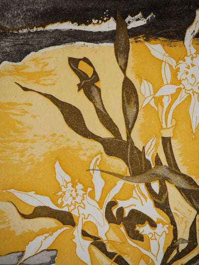 Ginette SEXER : Fleurs des sables, Gravure originale (photo de détail 4) - Crédit photo : Galerie Art.Paris
