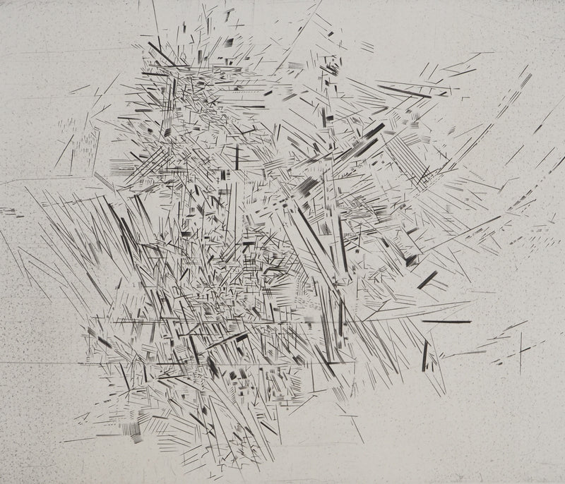 Jean-Marie GARNIER : Jean-Marie GRANIER (1922-2007), Gravure originale (photo de détail 3) - Crédit photo : Galerie Art.Paris
