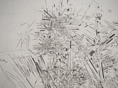 Jean-Marie GARNIER : Jean-Marie GRANIER (1922-2007), Gravure originale (photo de détail 4) - Crédit photo : Galerie Art.Paris