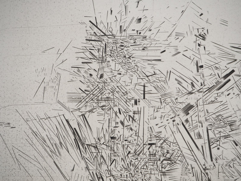 Jean-Marie GARNIER : Jean-Marie GRANIER (1922-2007), Gravure originale (photo de détail 4) - Crédit photo : Galerie Art.Paris