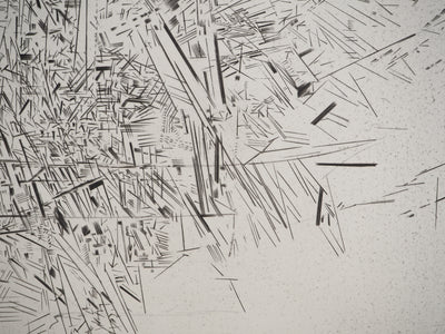 Jean-Marie GARNIER : Jean-Marie GRANIER (1922-2007), Gravure originale (photo de détail 5) - Crédit photo : Galerie Art.Paris