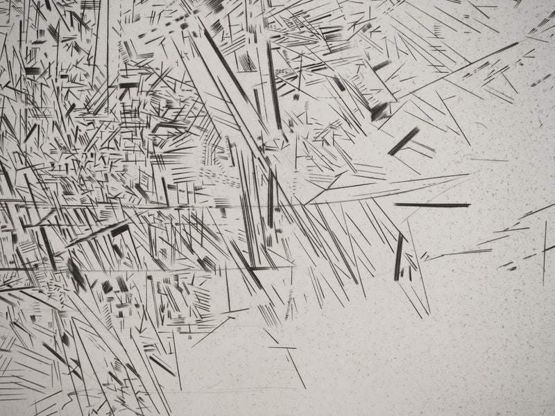 Jean-Marie GARNIER : Jean-Marie GRANIER (1922-2007), Gravure originale (photo de détail 5) - Crédit photo : Galerie Art.Paris