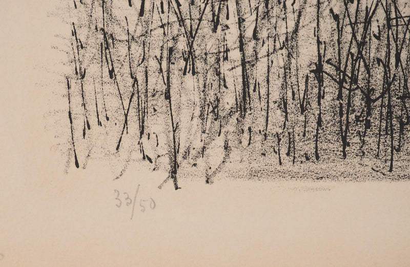 Jean CARZOU : Oliviers en Provence, Lithographie originale (photo de détail 6) - Crédit photo : Galerie Art.Paris