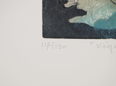 Colette PETTIER : Végétation solaire, Gravure originale (photo de détail 6) - Crédit photo : Galerie Art.Paris