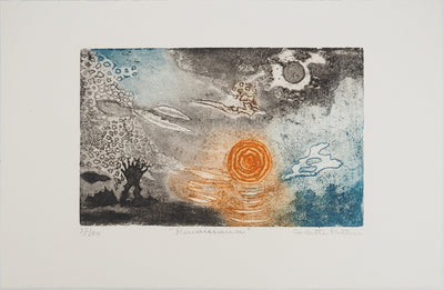 Colette PETTIER : Renaissance, Gravure originale (vue générale) - Crédit photo : Galerie Art.Paris