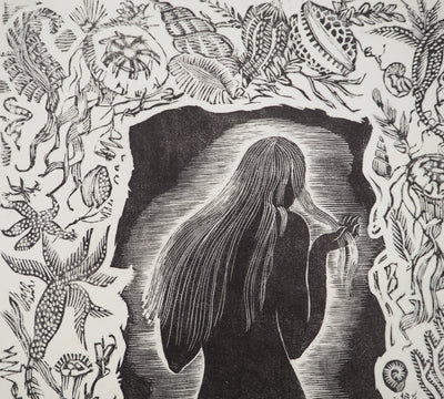 Colette PETTIER : La baigneuse aux algues, Lithographie originale (photo de détail 4) - Crédit photo : Galerie Art.Paris