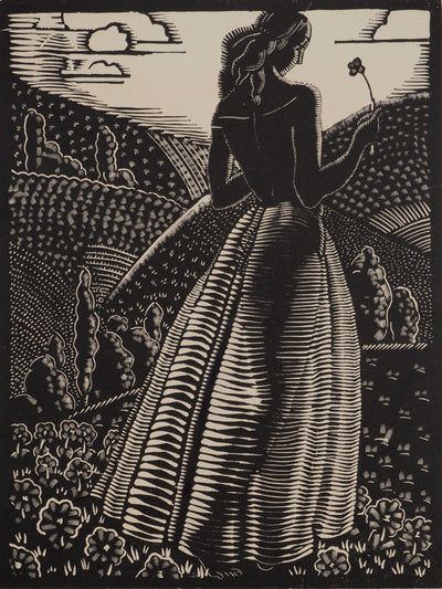 Colette PETTIER : La robe transparente, Lithographie originale (photo de détail 3) - Crédit photo : Galerie Art.Paris