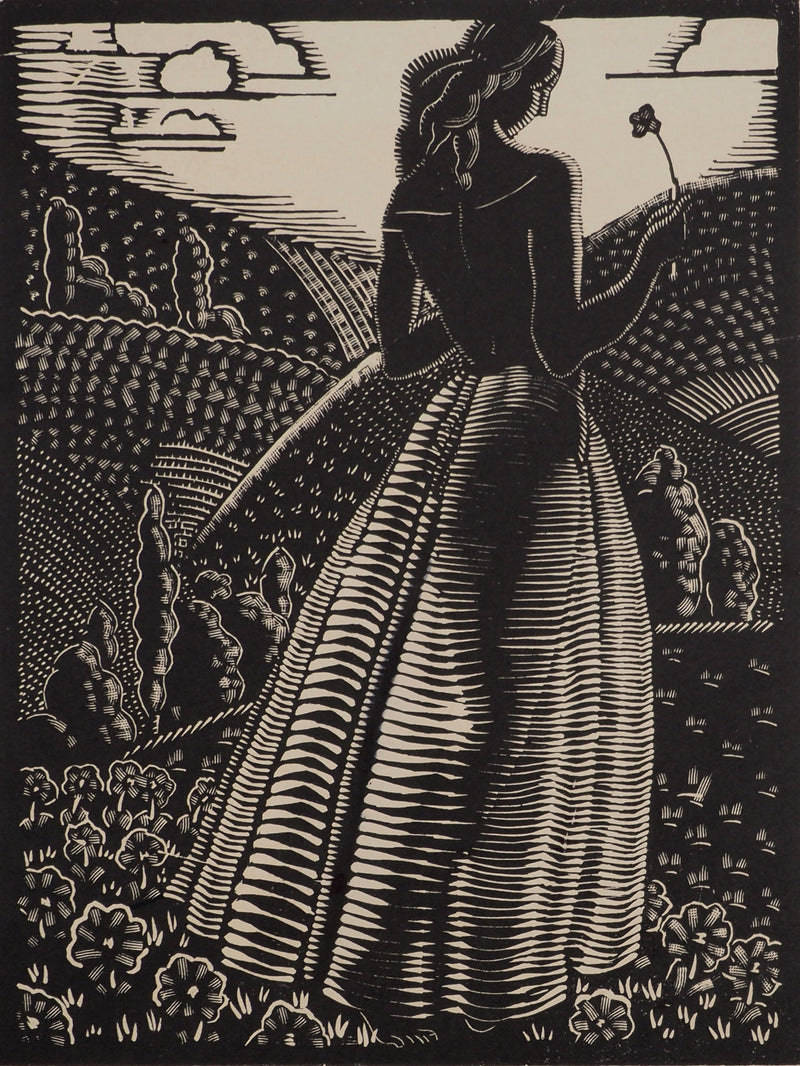 Colette PETTIER : La robe transparente, Lithographie originale (photo de détail 3) - Crédit photo : Galerie Art.Paris